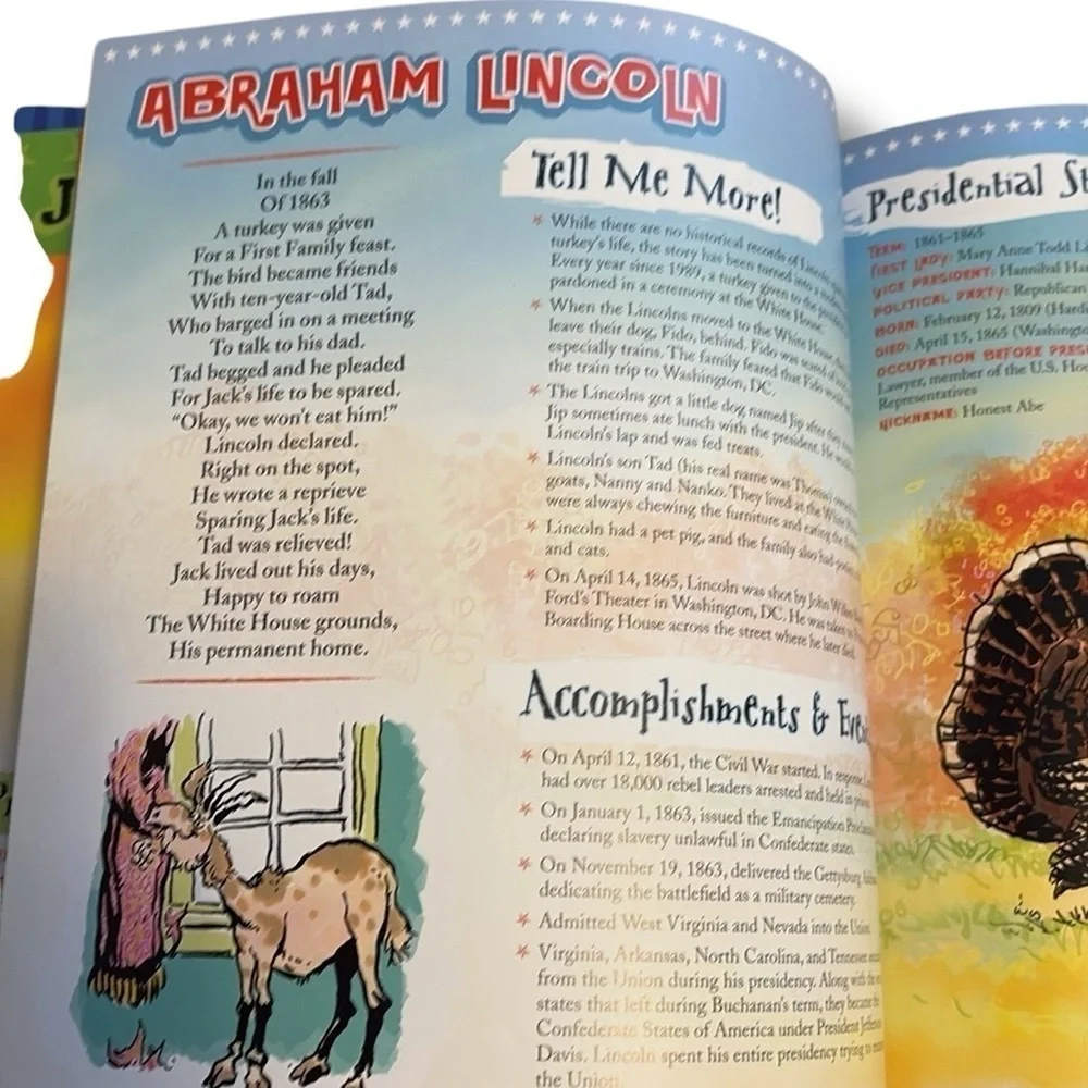 Presidential Pets Hardcover Book by Julia Monet